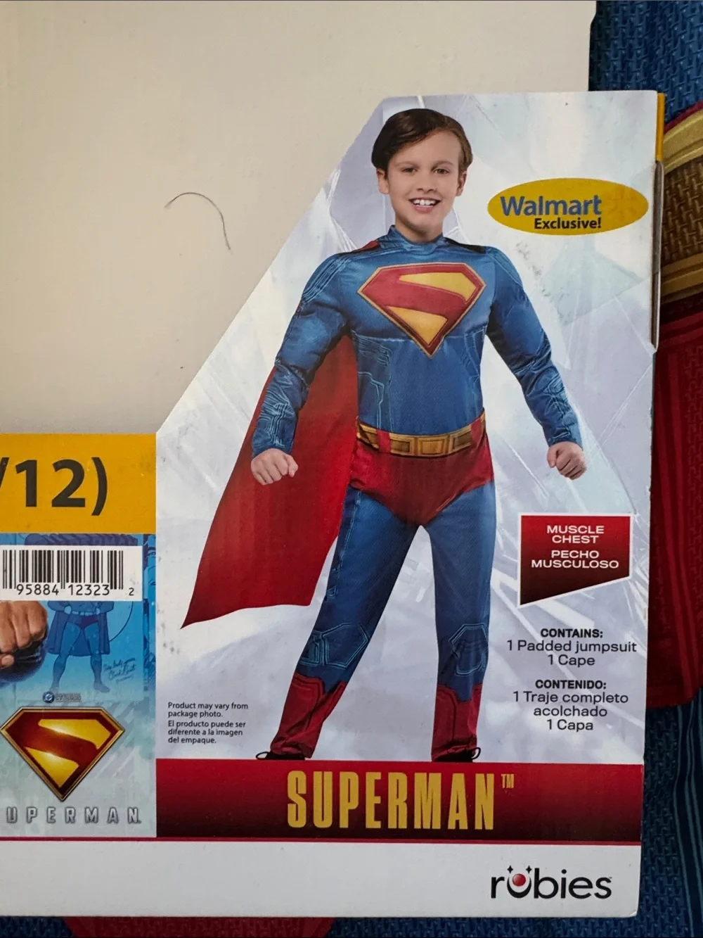 DC Comics Superman Kids Costume in Blue, Red & Gold